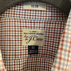 J. Crew Men's Long Sleeve, Button Down Shirt, Slim Cut,  Size M. …